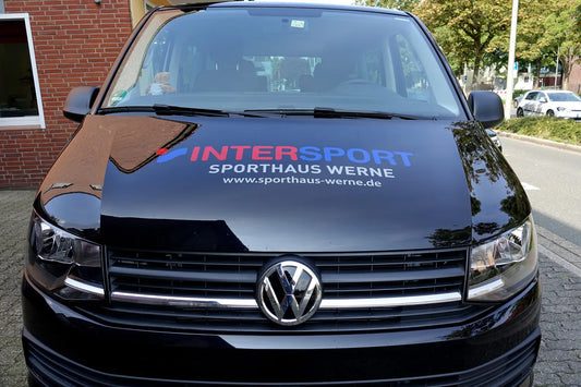 Beschriftung eines VW Multivan T6