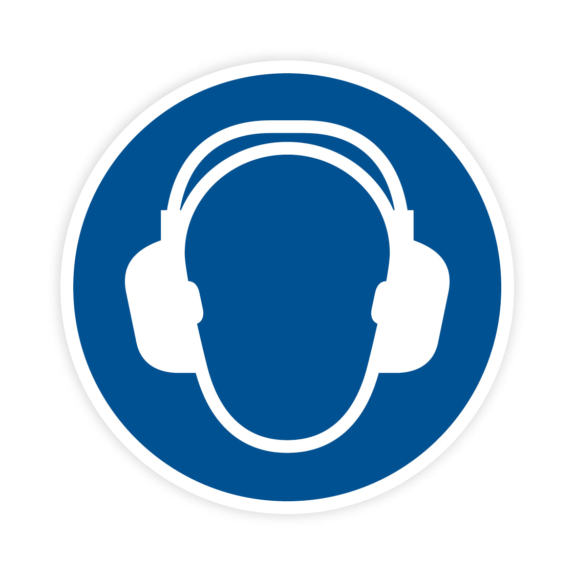 Gebotszeichen -Gehörschutz benutzen, M003, ASR/ISO, Folie selbstklebend