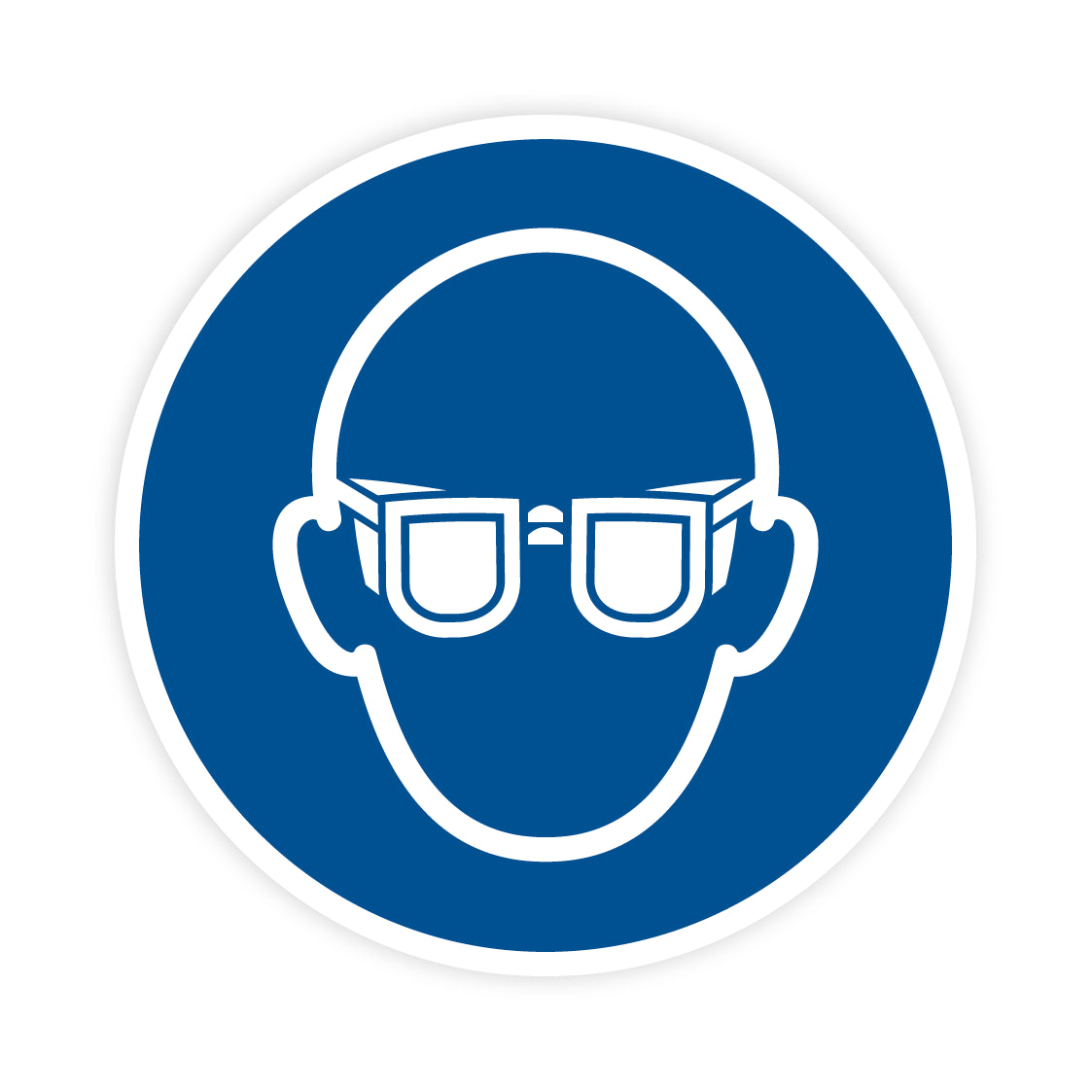 Gebotszeichen -Augenschutz benutzen, M004, ASR/ISO, Folie selbstklebend