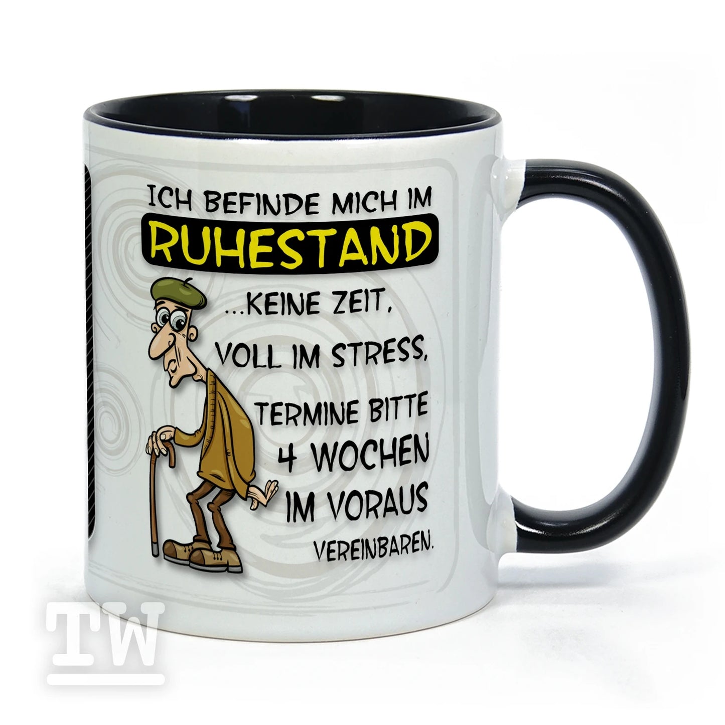 Rentnertasse - Ich befinde mich im Ruhestand