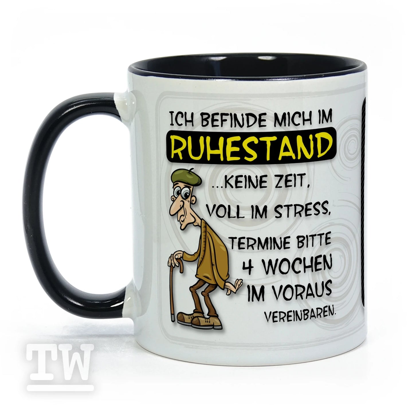 Rentnertasse - Ich befinde mich im Ruhestand