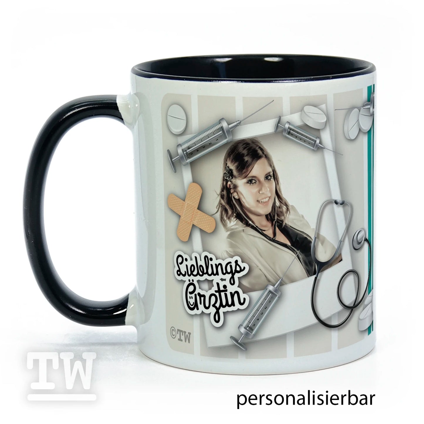 Motivtasse Lieblingsärztin - personalisierbar