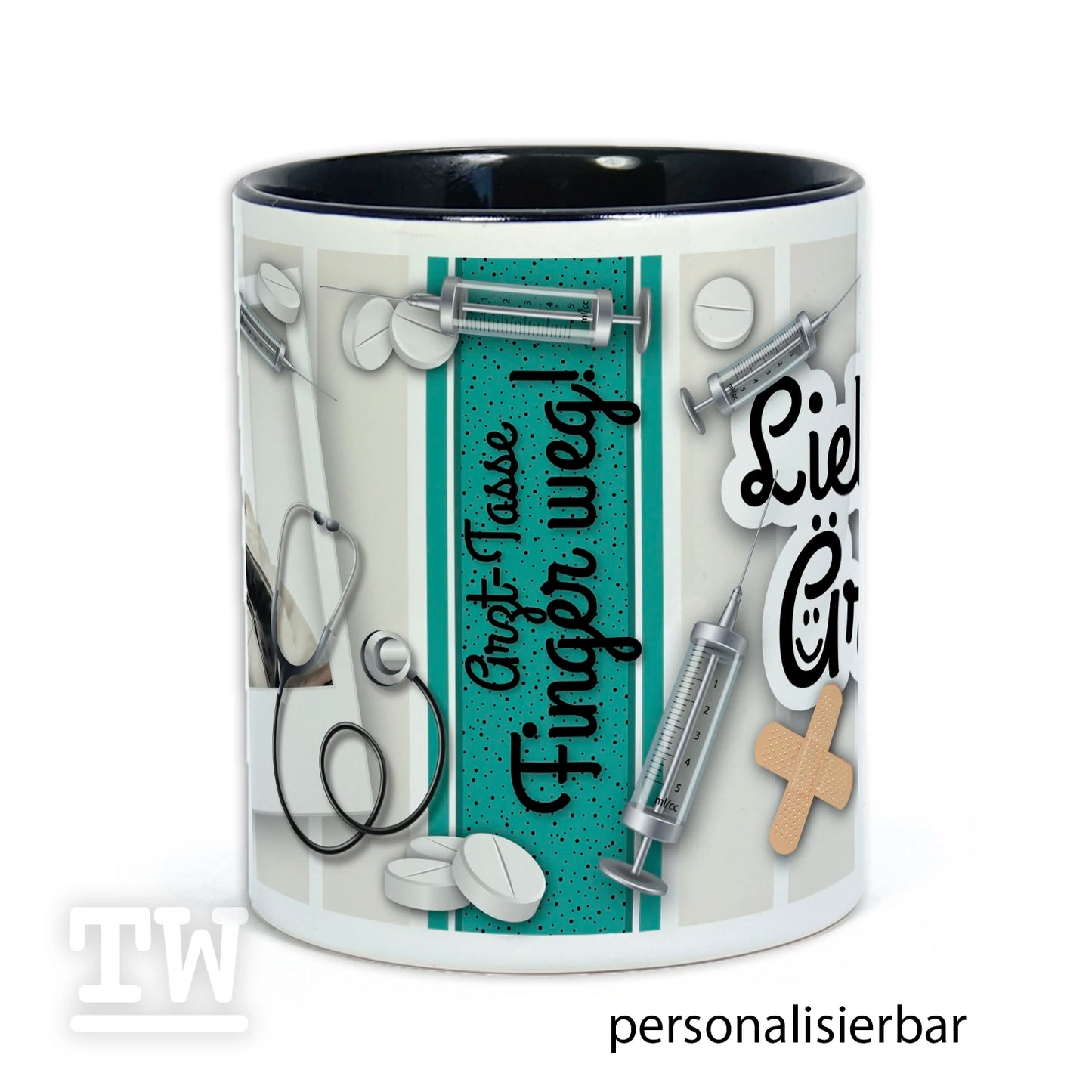 Motivtasse Lieblingsärztin - personalisierbar