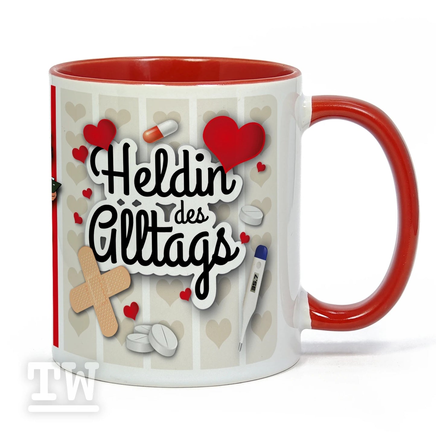 Motivtasse - Heldin des Alltags