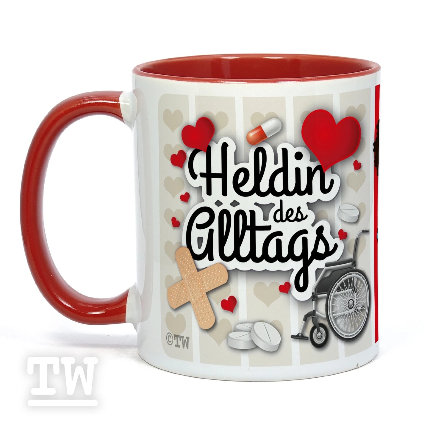 Motivtasse - Heldin des Alltags