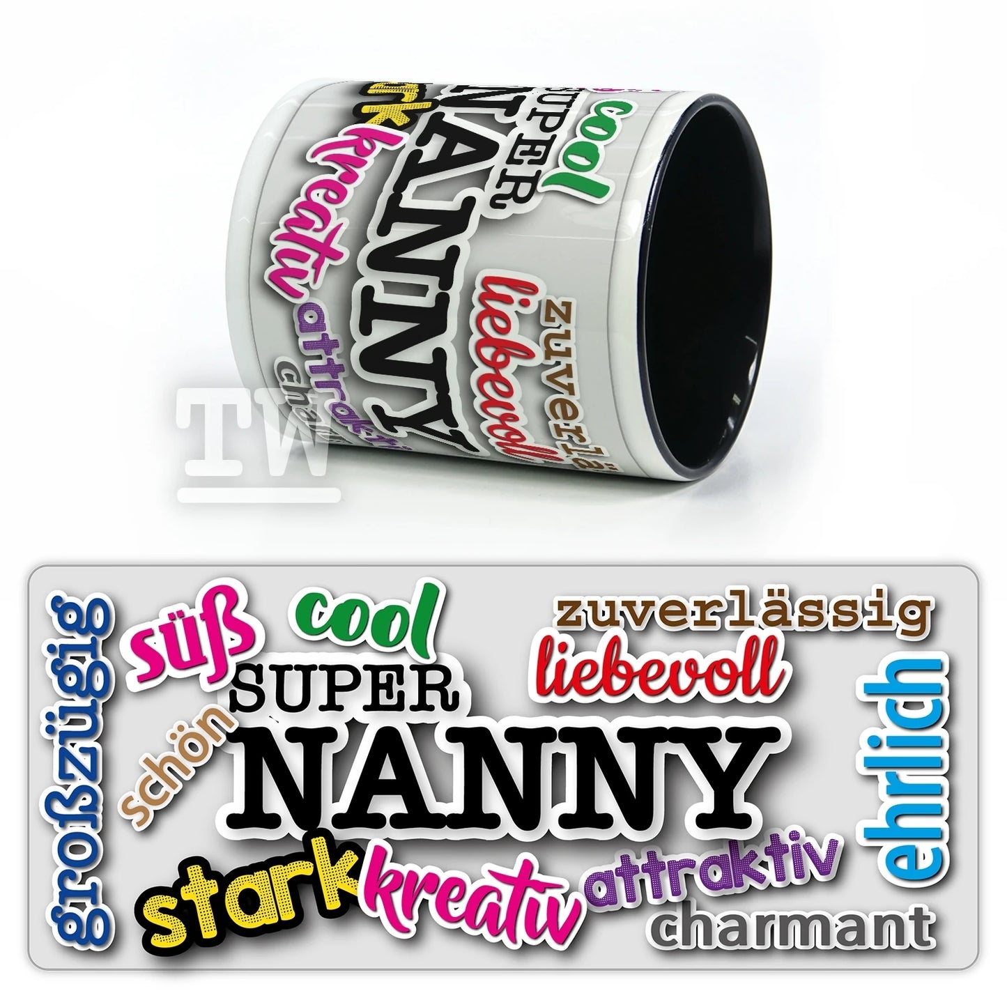 Motivtasse - Super Nanny