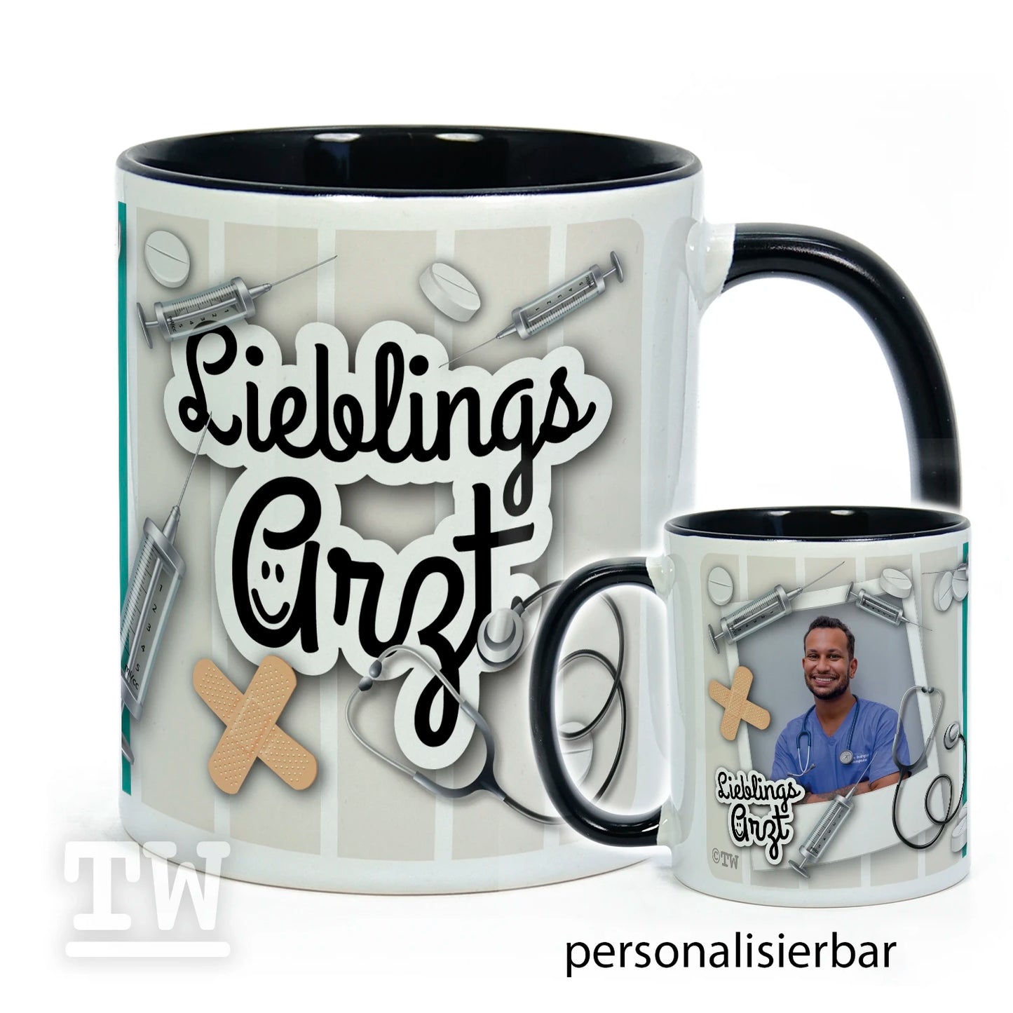 Motivtasse Lieblingsarzt - personalisierbar
