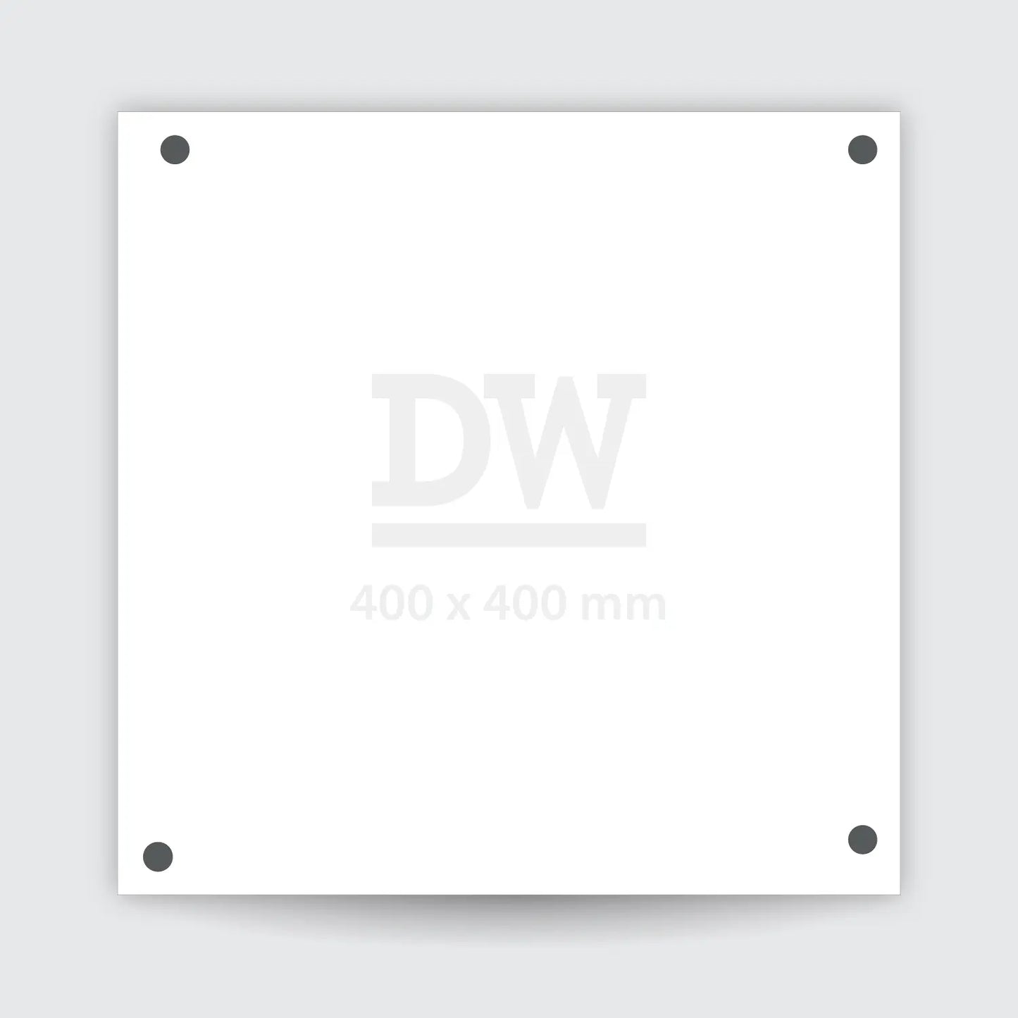 Schild 400 x 400 mm - Aluverbund
