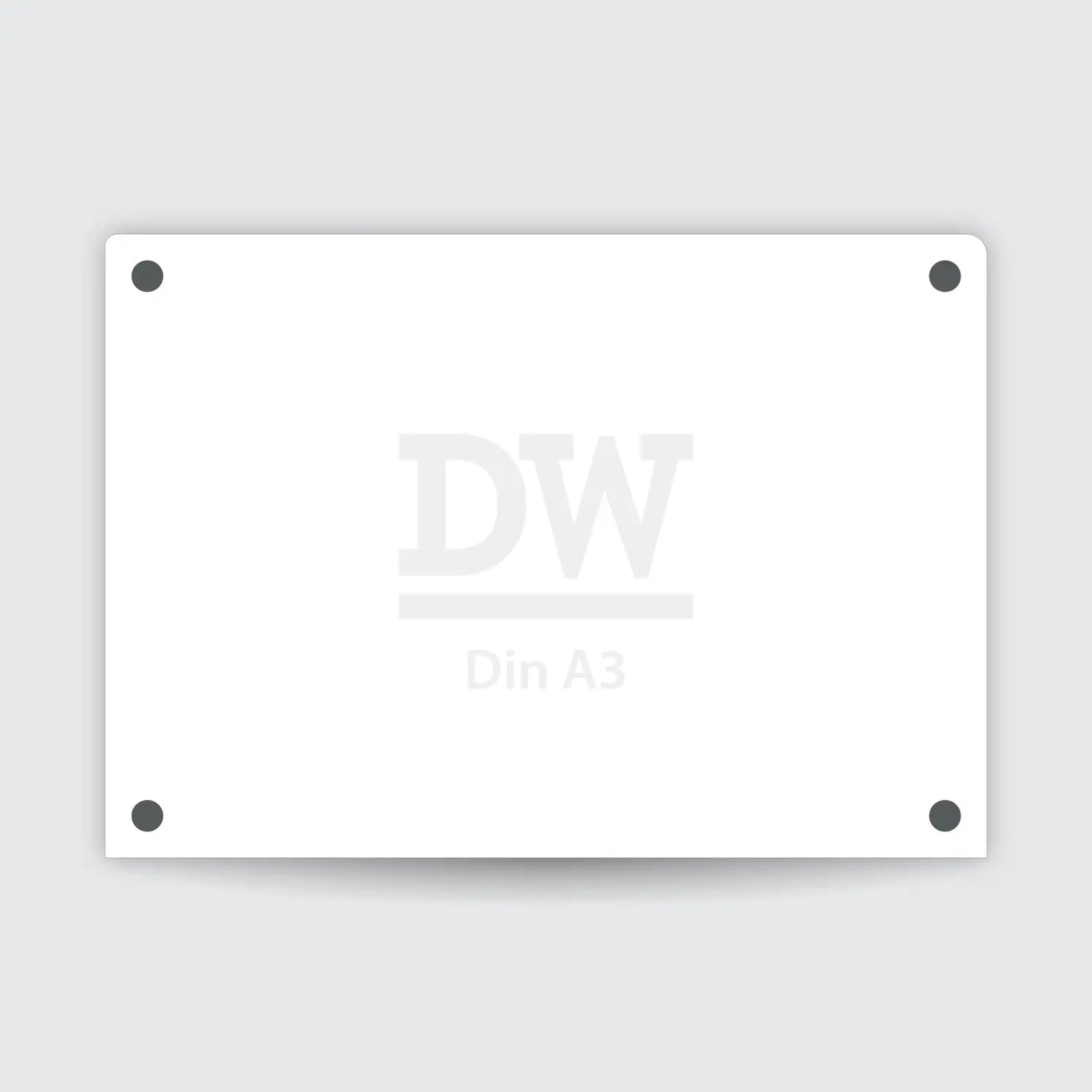 Schild Din A3 quer - Aluverbund
