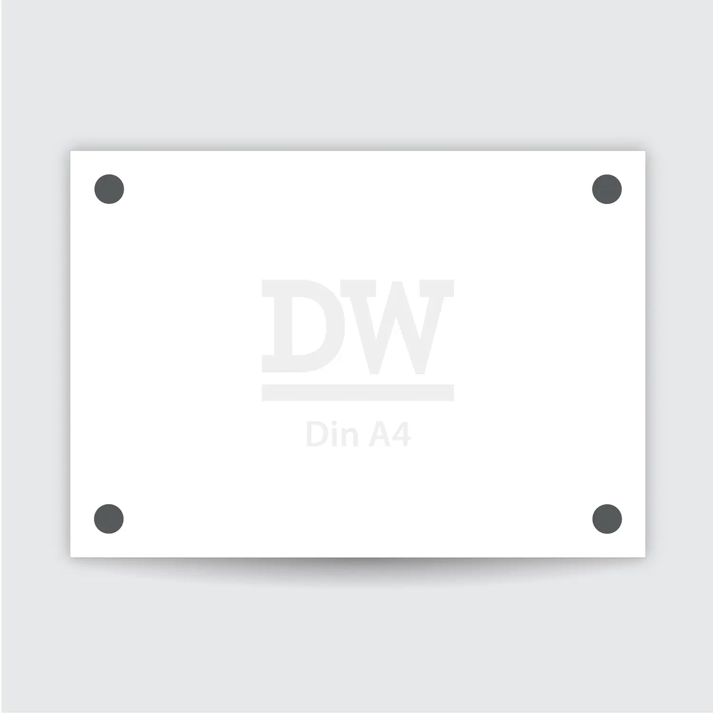 Schild Din A4 quer - Aluverbund