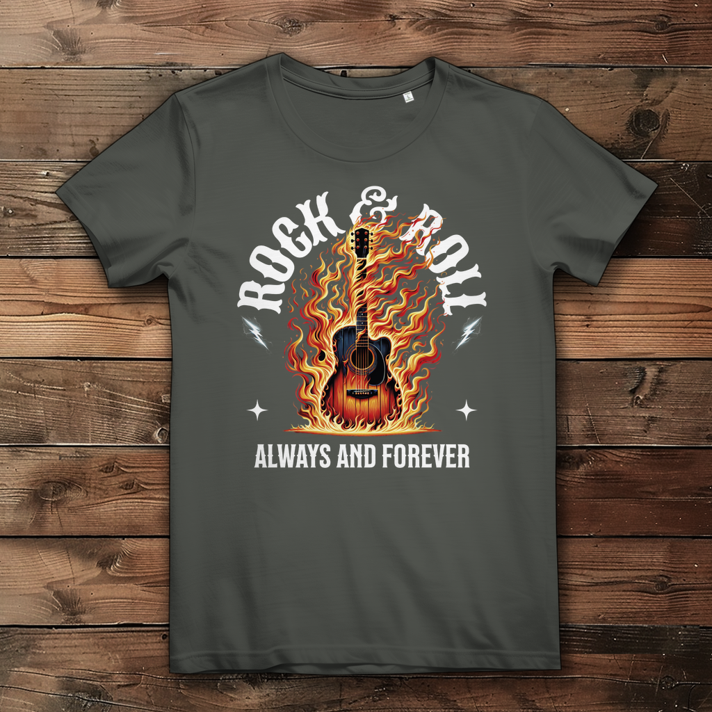 Rock & Roll - Damen Premium Bio T-Shirt