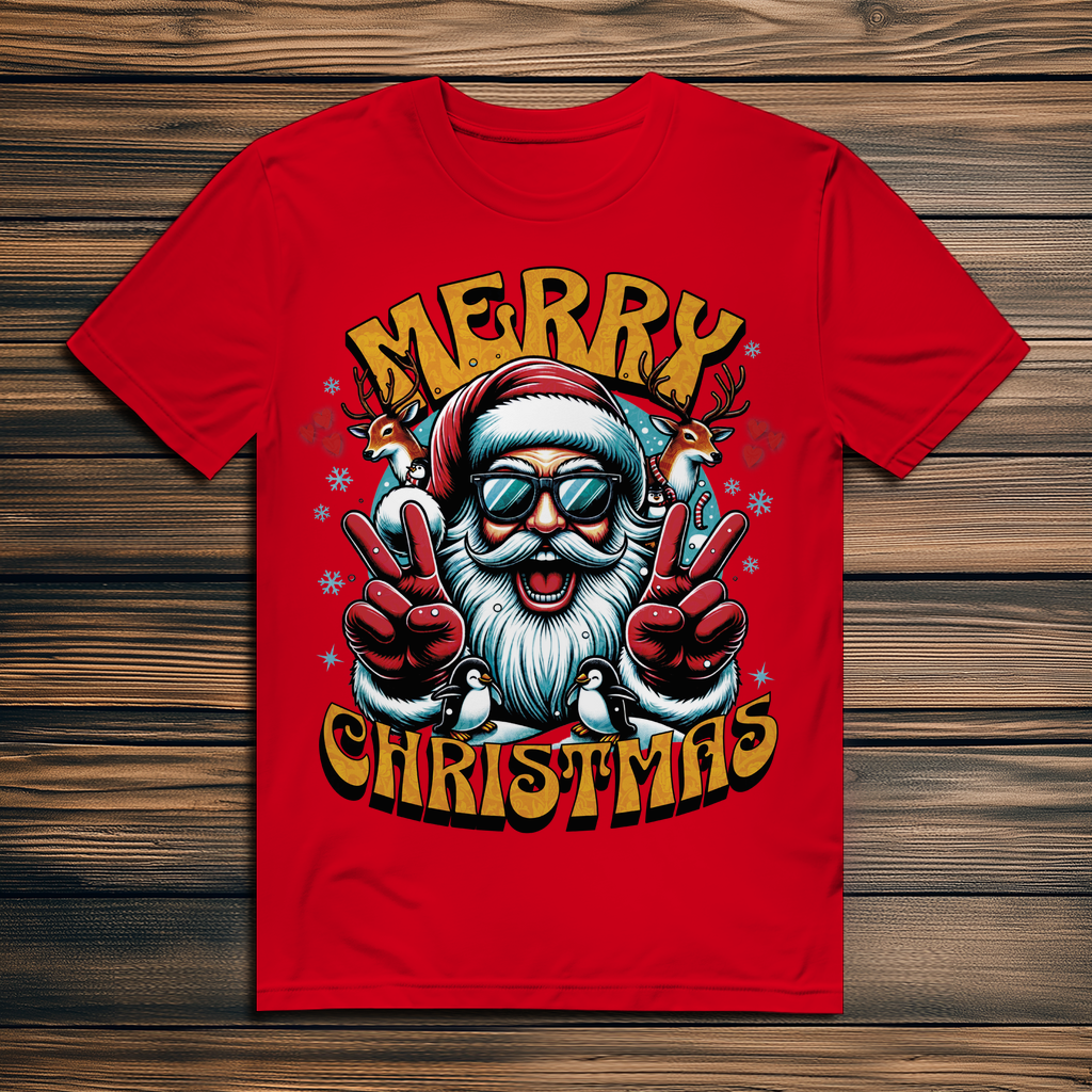 Santa - Merry Christmas -  Herren Bio Premium-T-Shirt
