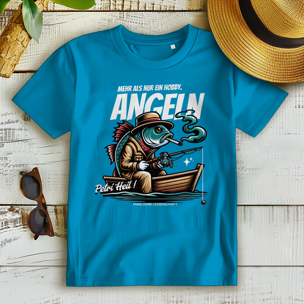 Angeln - Damen Premium Bio T-Shirt