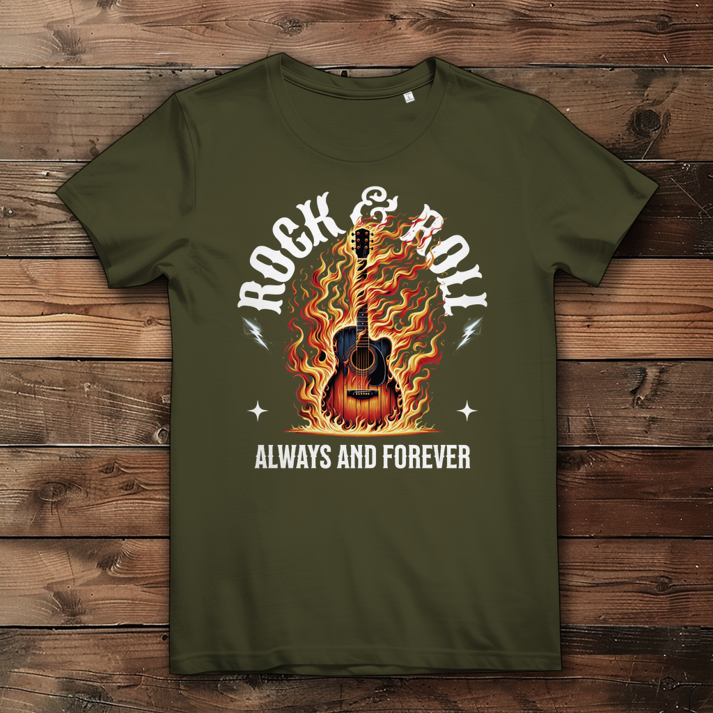 Rock & Roll - Damen Premium Bio T-Shirt