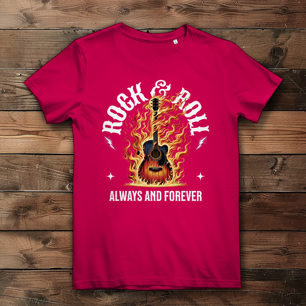 Rock & Roll - Damen Premium Bio T-Shirt