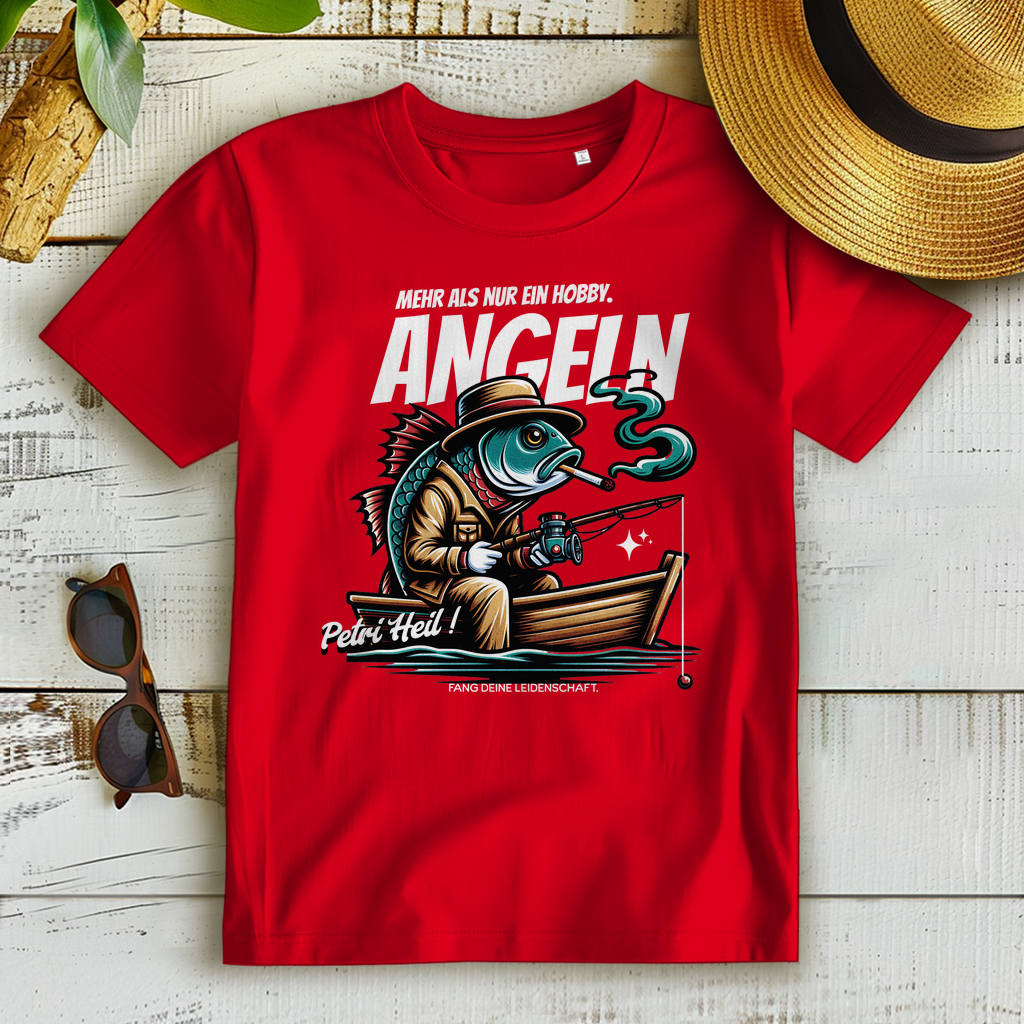 Angeln - Damen Premium Bio T-Shirt