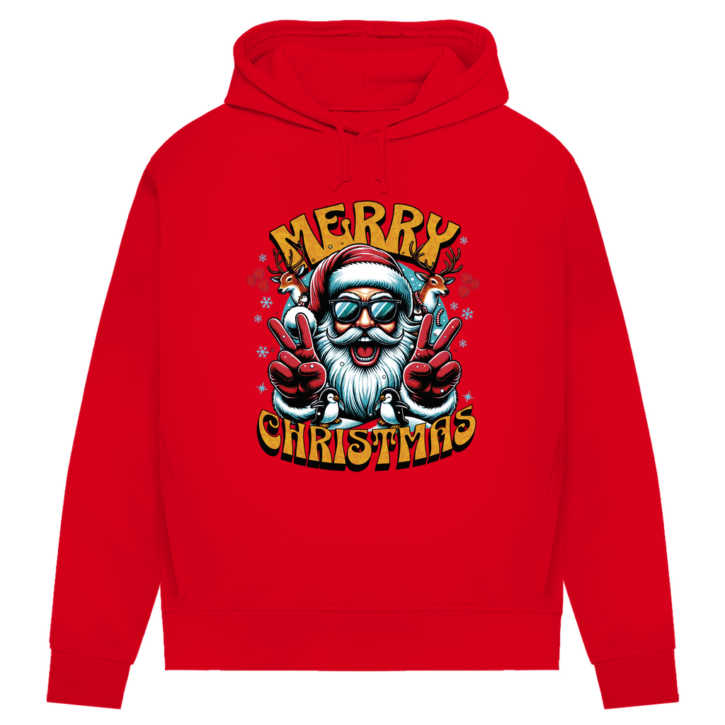 Santa - Merry Christmas - Damen Premium Bio Hoodie