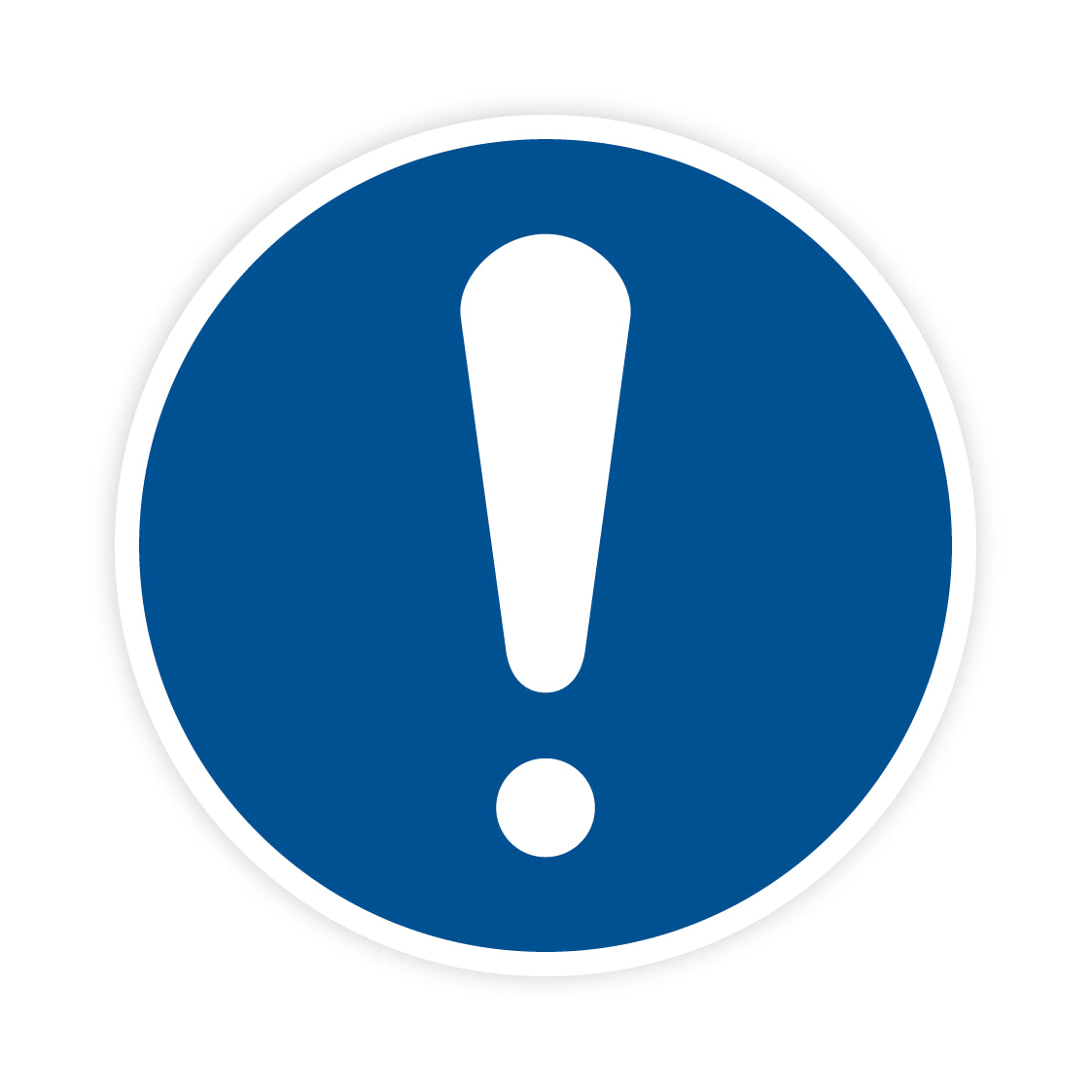 Gebotszeichen - Allgemeines Gebotszeichen, M001, ASR/ISO, Folie selbstklebend