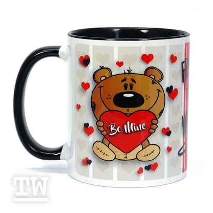 Motivtasse - Follow your Heart - schwarz