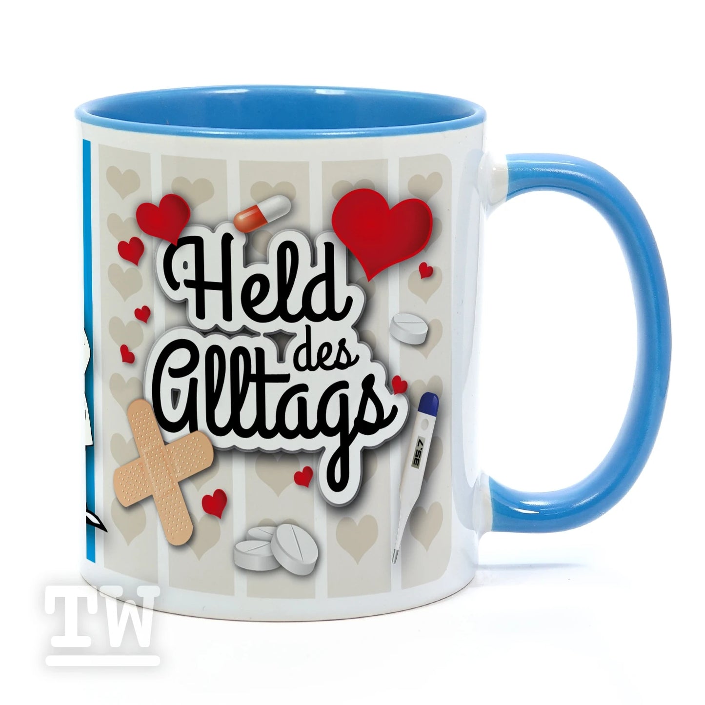 Motivtasse - Held des Alltags