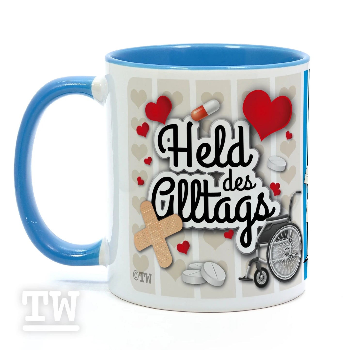 Motivtasse - Held des Alltags