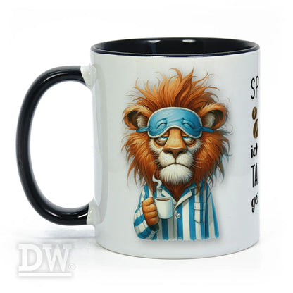 Motivtasse - Grumpy Löwe