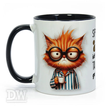 Motivtasse - Grumpy Kater