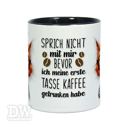 Motivtasse - Grumpy Kater