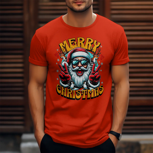Santa - Merry Christmas -  Herren Bio Premium-T-Shirt