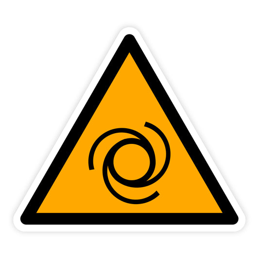 Warnzeichen - Warnung vor automatischem Anlauf, W018, ASR/ISO, Folie selbstklebend