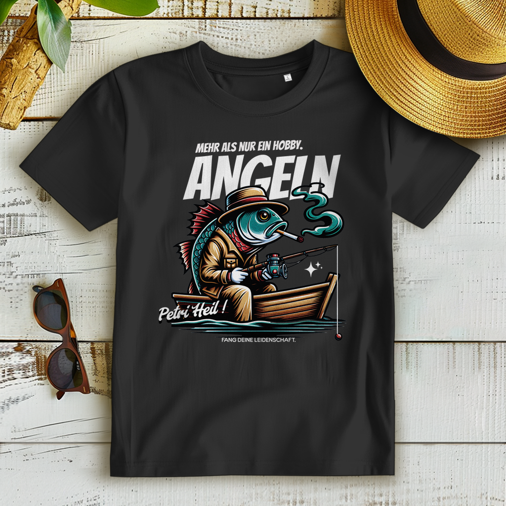 Angeln - Damen Premium Bio T-Shirt