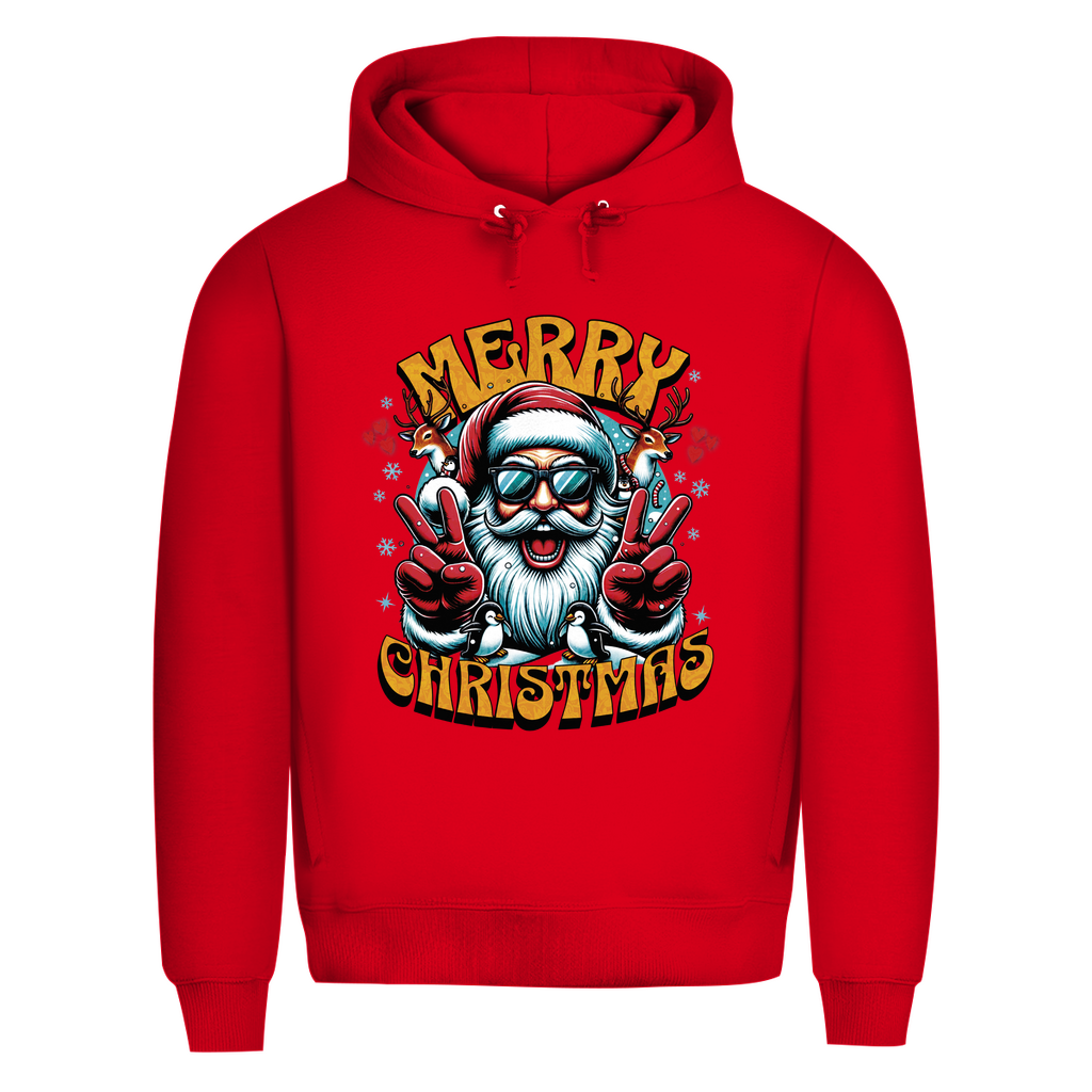 Santa - Merry Christmas - Herren Premium-Bio-Hoodie