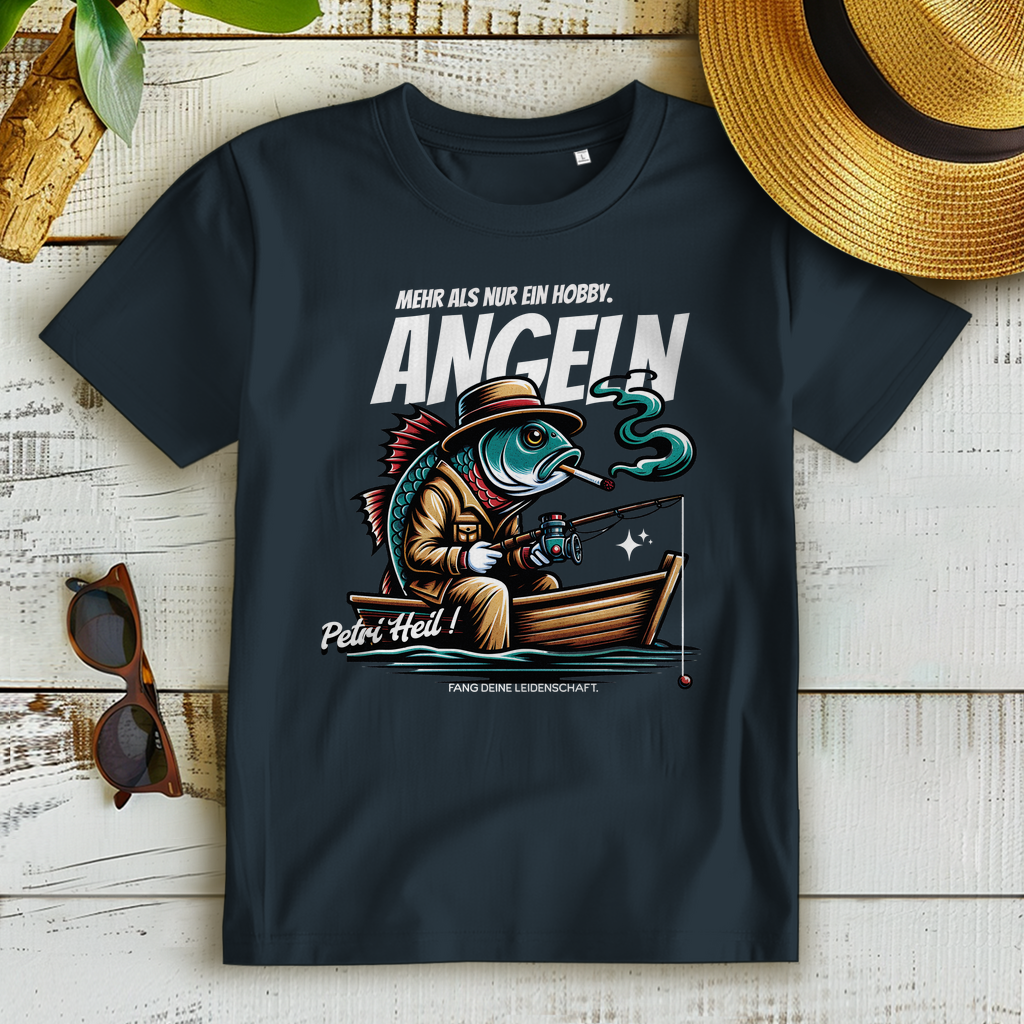 Angeln - Damen Premium Bio T-Shirt